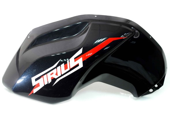 Protector Tanque Izquierdo - Negro Mod. Nuevo Motomel Sirius