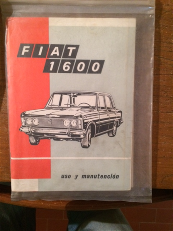 Manual Fiat 1600 USD 15 33914