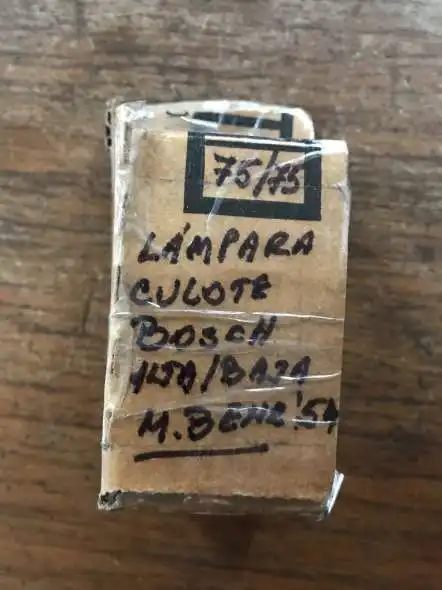 Lampara Culote Luz Baja Mercedes Benz 170 Sd 1954