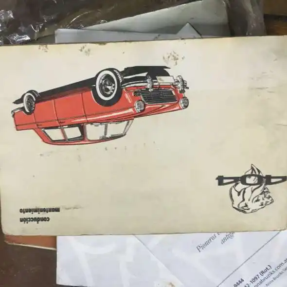 Manual Guantera Peugeot 404