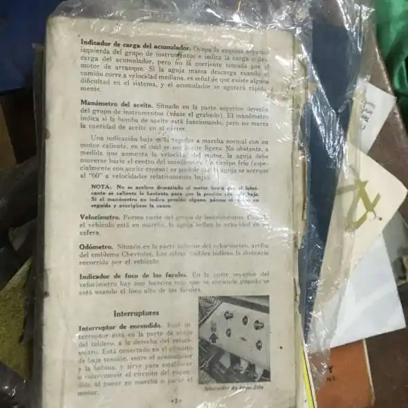 Manual Pickup Chevrolet 55/58
