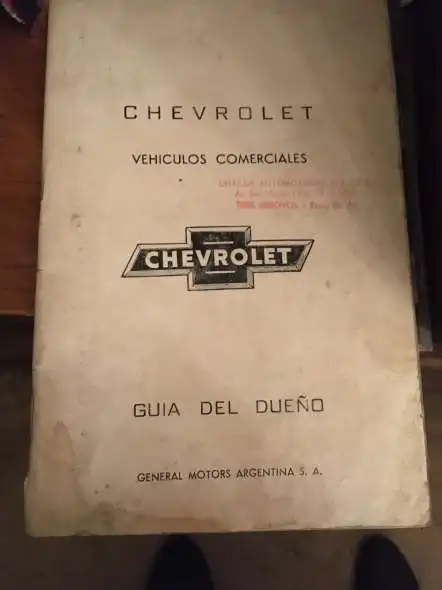 Manual Chevrolet Pickup 1966