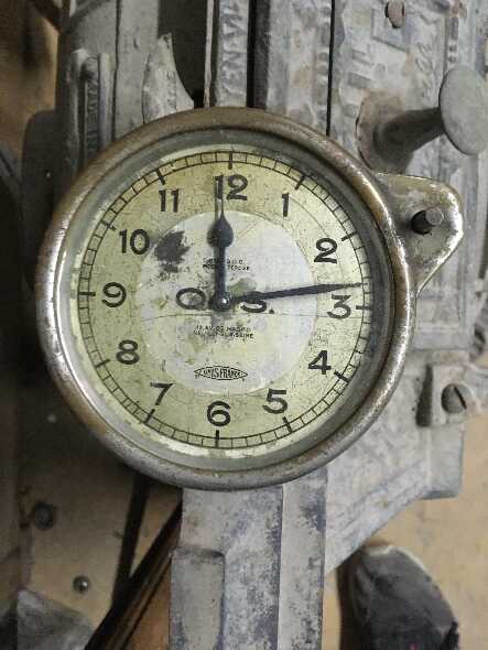 Antiguo Reloj Horario Hispano Años 20 Aporx.