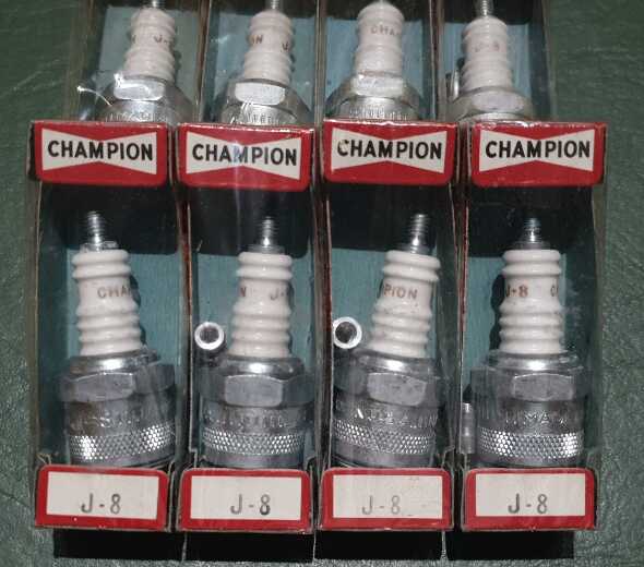 Juego 8 Bujías Champion J-8 J8- Original Usa
