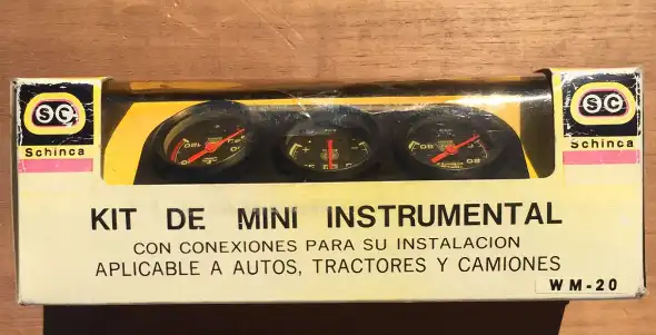 Instrumental Schinca Presión Aceite, Temp. Agua, Corriente