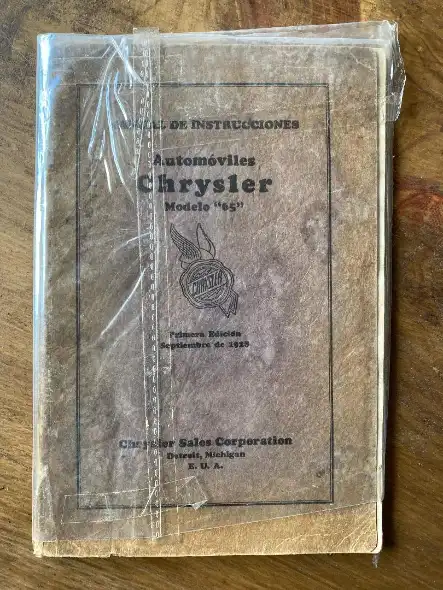 Manual Chrysler 65 Millas