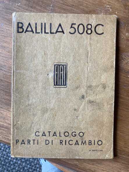 Manual Fiat Balilla 508c
