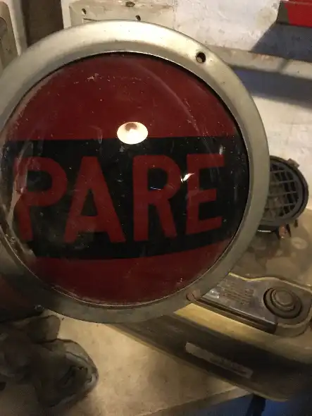 Antiguo Farol Vidrio Pare 130mm Aprox.