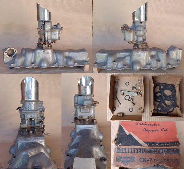 Admision Ford V8-60 +carb Forb 81 + Kit Rep Carb