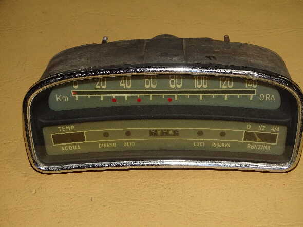 Fiat 1100 "millecento": Tablero Instrumentos