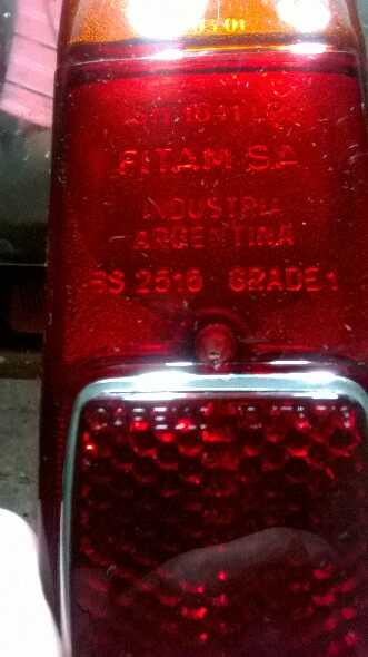 Lente Trasero Fiat 600 D Y E