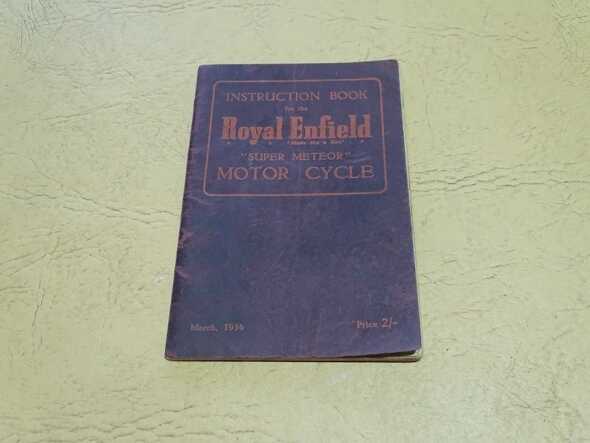 Royal Enfield 1956 (super Meteor): Manual Instrucciones Original