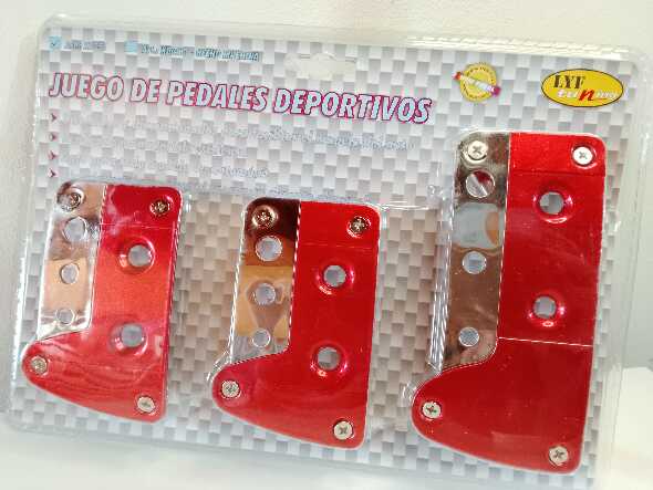 Pedalera Deportiva Universal - Modelo Xb 351 Roja