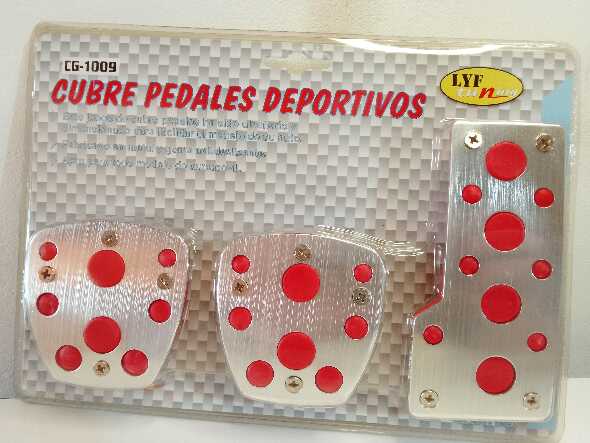 Pedalera Deportiva Universal - Modelo Cg 1009 Rojo