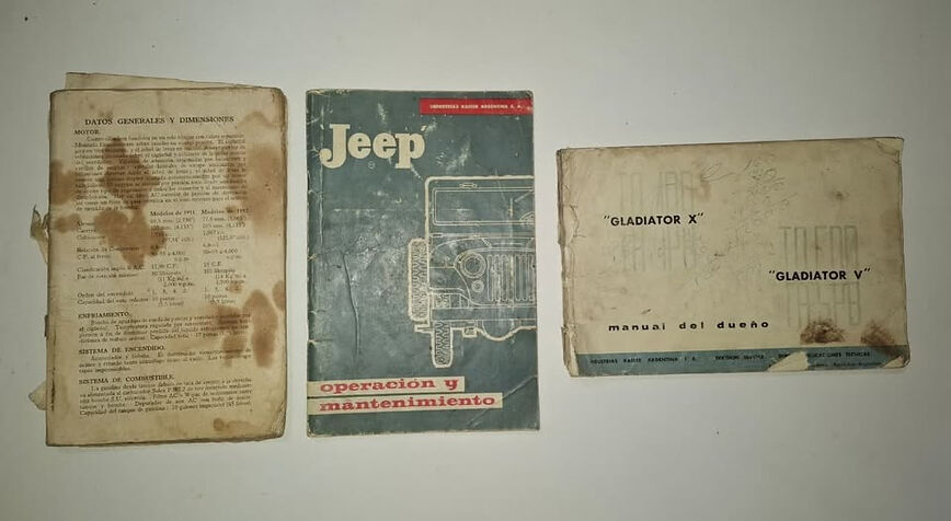 Manual Instrucciones Vehiculos -jeep - Gladiator - Land Rober *precio Unitario