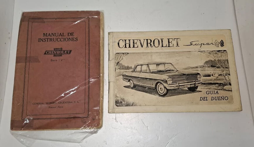 Manual Chevrolet 400 & 1926 *precio Unitario Guia Del Dueño / Instrucciones
