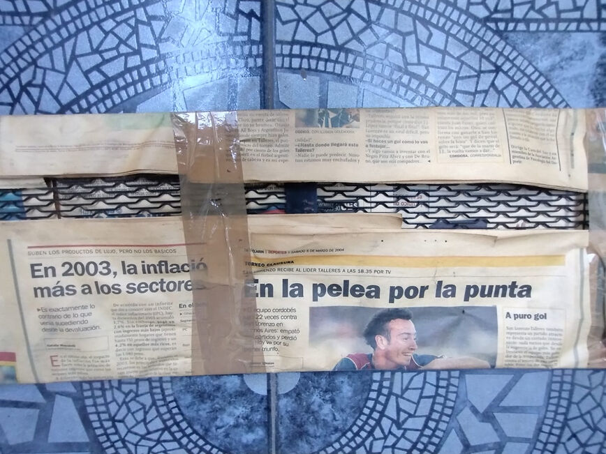 Parrilla Rejilla Interior Torino 70-73 Tipo Nido Abeja. Nueva, Impecable