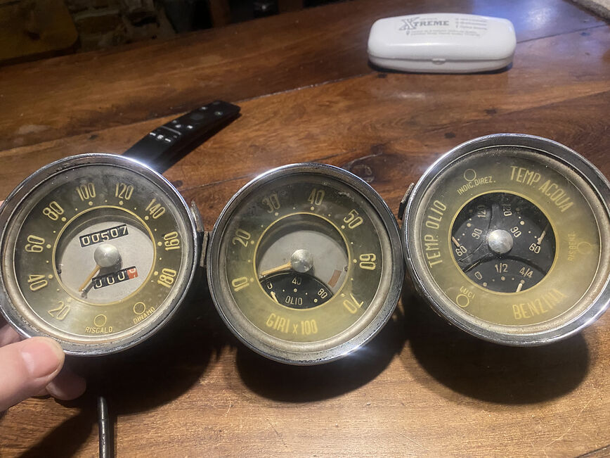Instrumentos Tablero Alfa Romeo Spider 1957-62 Aprox.