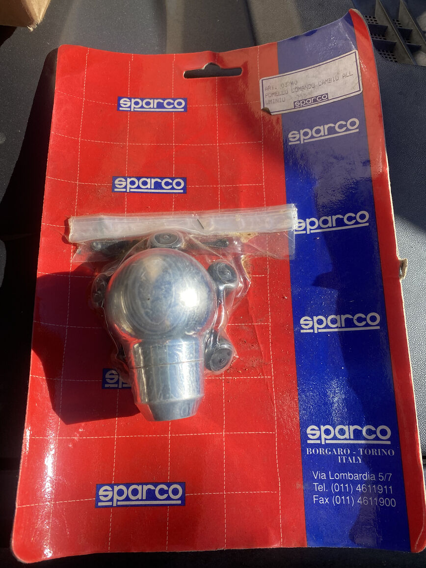 Bocha Cambios Sparco Metalica Lisa,orig. Italia