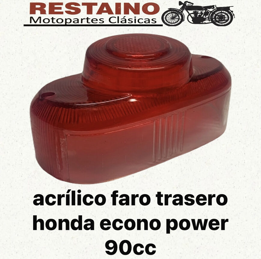 Acrilico Faro Trasero Honda Econo Power 90cc