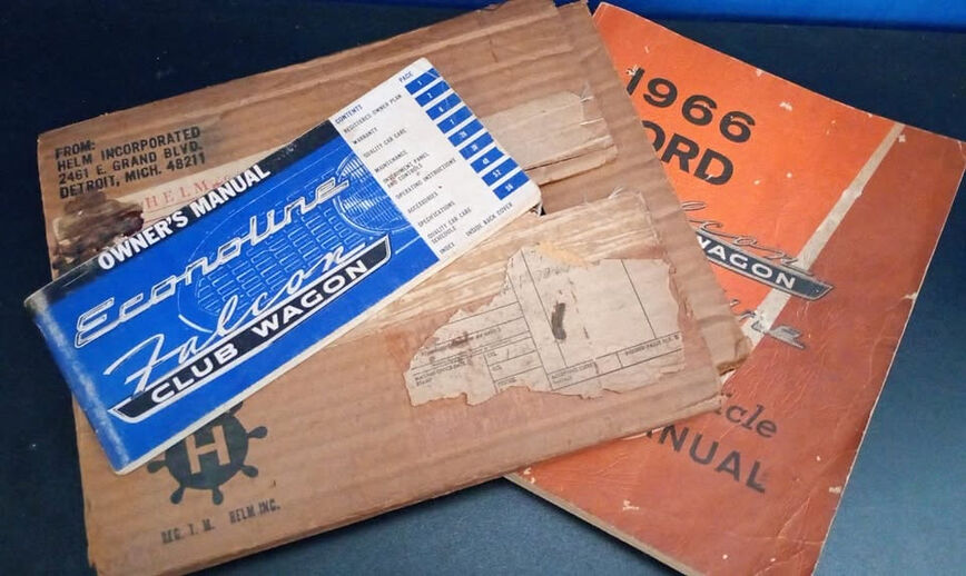 Ford Econoline 1966 Manuales Originales - Manual Usuario Y Taller - Con Caja