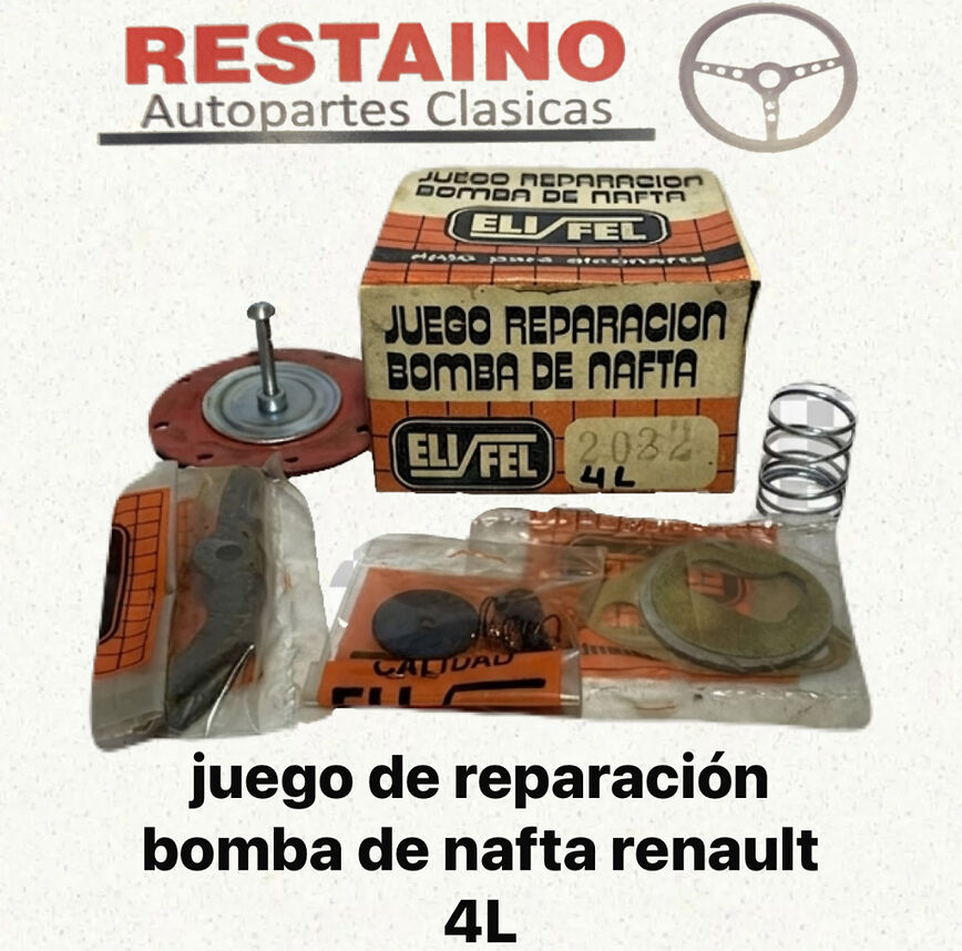 Juego Reparacion Bomba Nafta Renault 4l