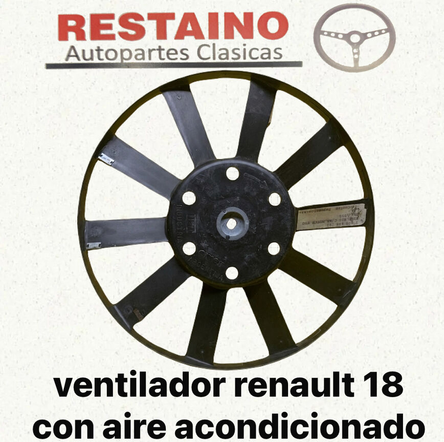 Ventilador Renault 18 Con Aire Acondicionado