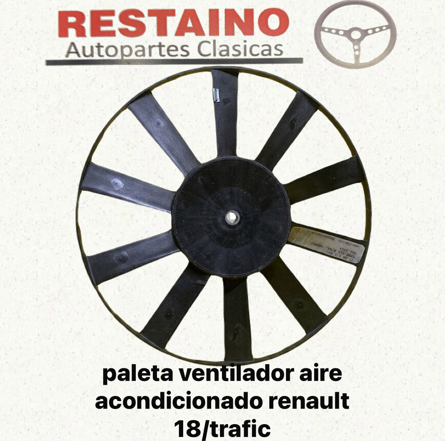 Paleta Ventilador Aire Acondicionado Renault 18/trafic