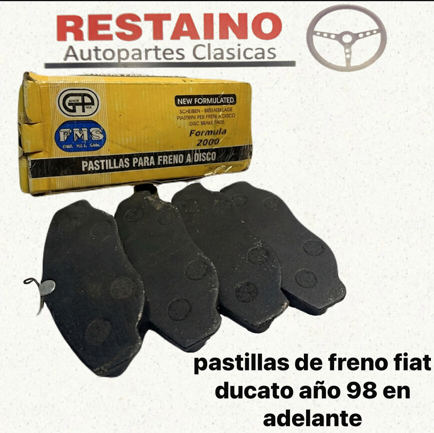 Pastillas Freno Fiat Ducato Año 98 En Adelante