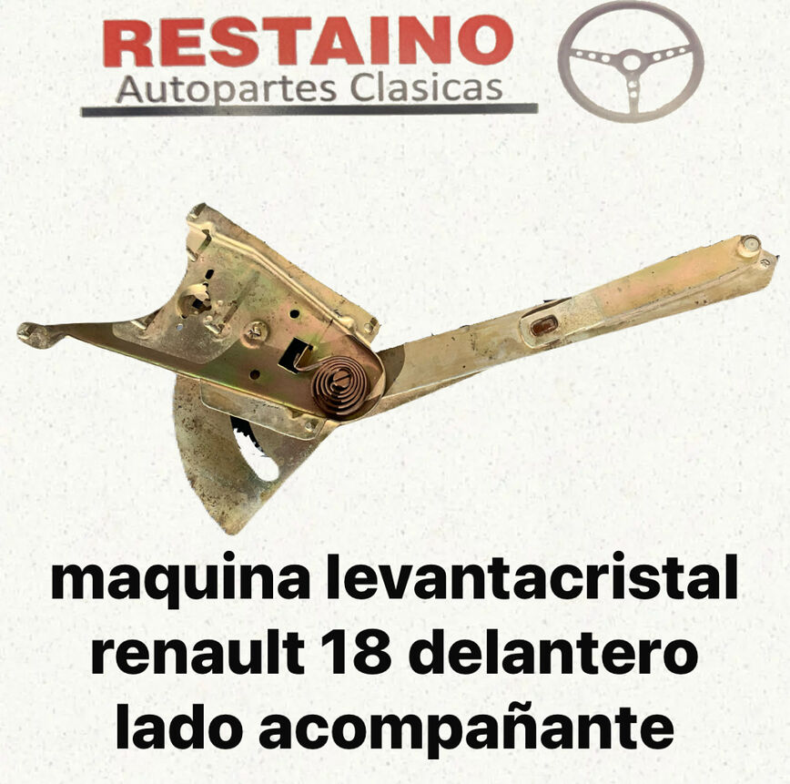 Maquina Levantacristal Renault 18 Delantero Lado Acompañante