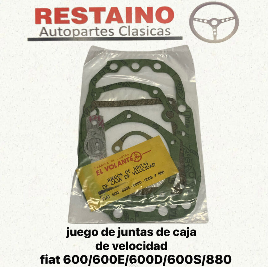 Juego Juntas Caja Velocidad Fiat 600/600e/600d/600s/880