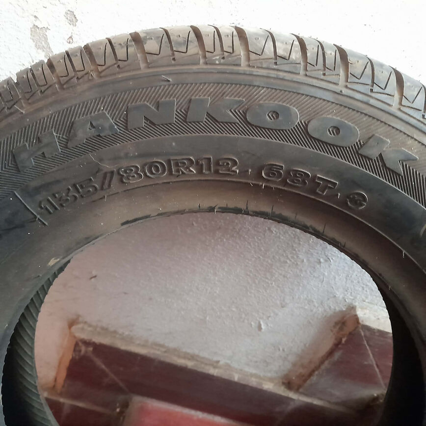 Juego (4) Neumaticos Nuevos Hankook Centum K702 Rodado : 12 135-80 , 12