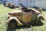 Restos Coupe Convertible Ford Año 1935