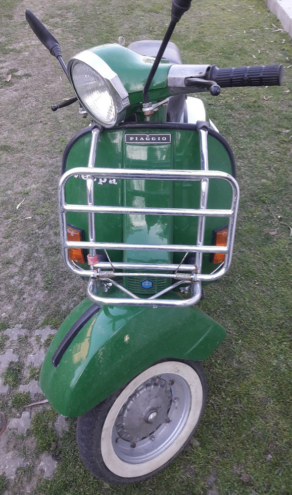 Vespa p200e del blanco 1977-1982 1//12 New Ray modelo moto con o sin indiv