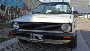 Volkswagen Golf MK1 Cabriolet Triple White