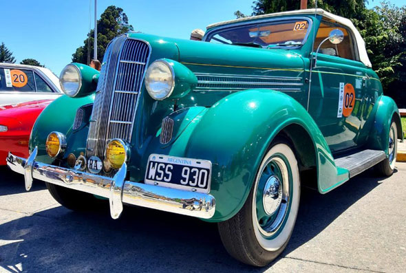 Dodge Roadster D2 1936 87cv 3568 cc 6 Cil