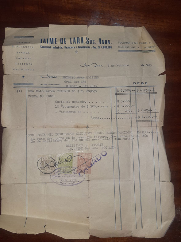 Triumph Speedtwin 1948 - Foto 3