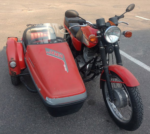 Jawa 350 638 Sidecar Velorex 562 2 Tiempos