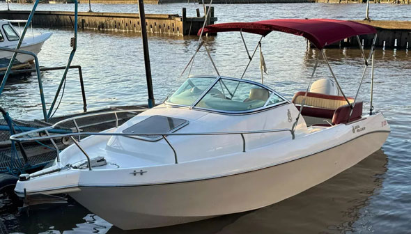 Americana Sea Rayder Cabinada Jhonsos 115 Hp 4 T