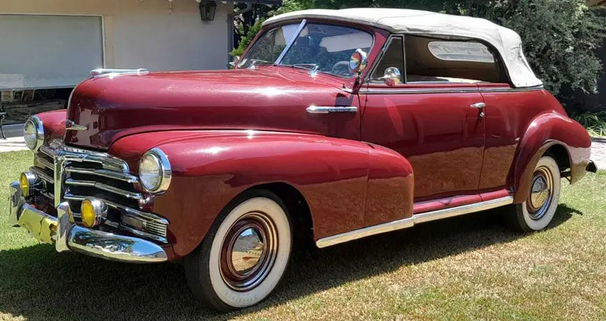 Chevrolet 1948 Coupé Convertible Fleetmaster Deluxe